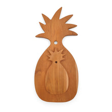 Load image into Gallery viewer, Wooden Cutting Board Tropical Pineapple
