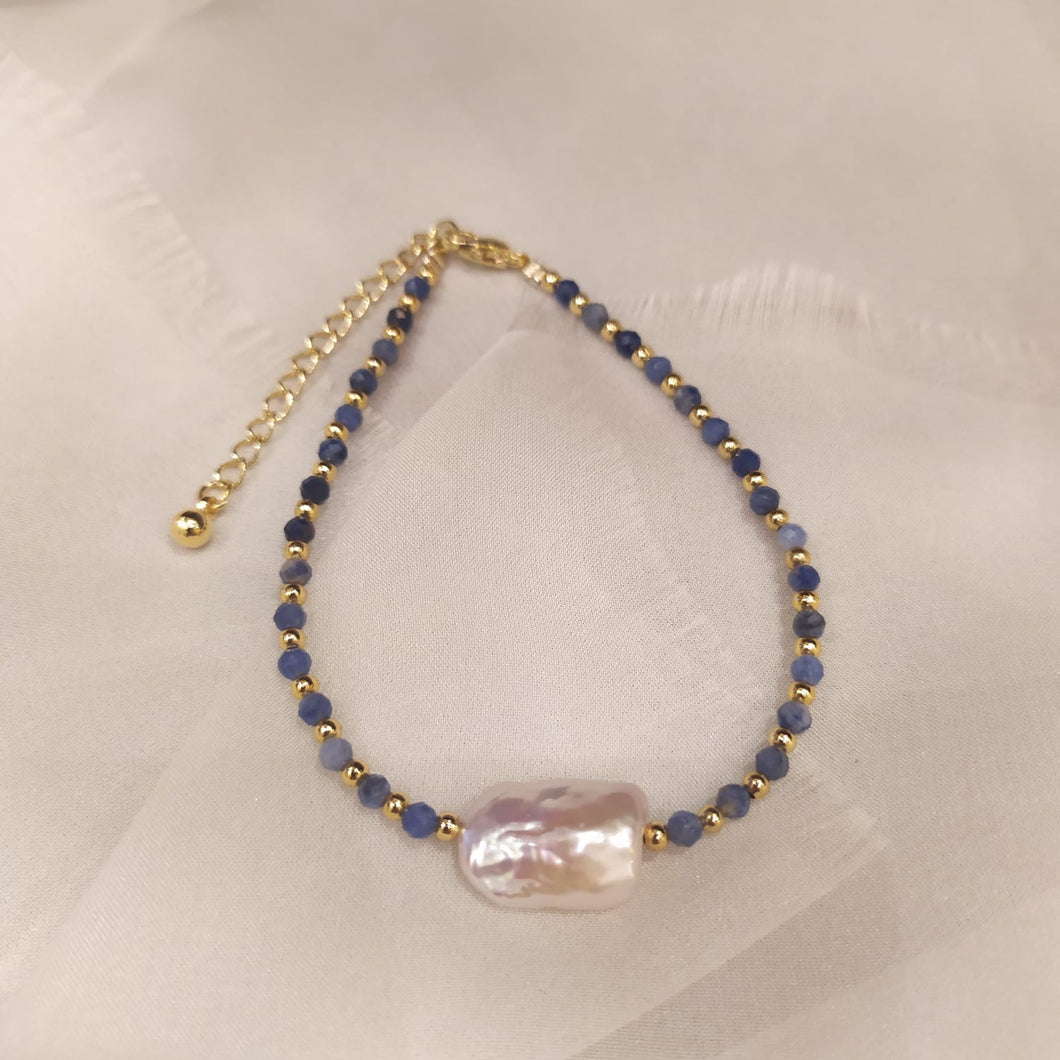 Bracelet Stone Pearl