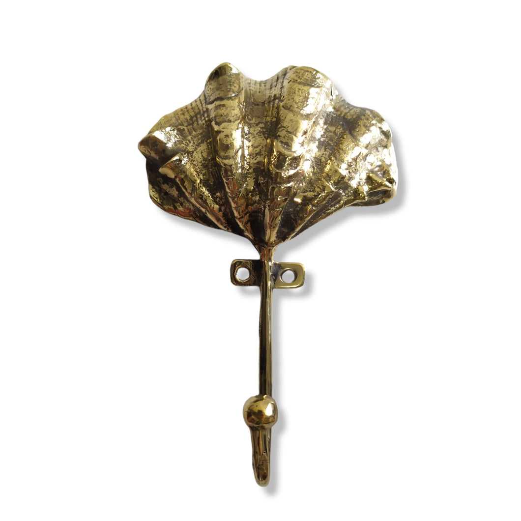 Brass Hook Sea Shell