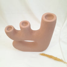 Load image into Gallery viewer, Lombok Art Vase Side Candle Pot Pink
