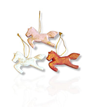 Load image into Gallery viewer, Wooden Christmas Ornaments Unicorn
