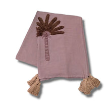 Load image into Gallery viewer, Blanket Palm Tree Linen Colorful
