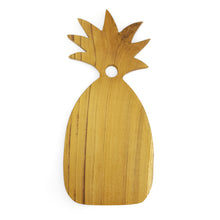 Load image into Gallery viewer, Wooden Cutting Board Tropical Pineapple
