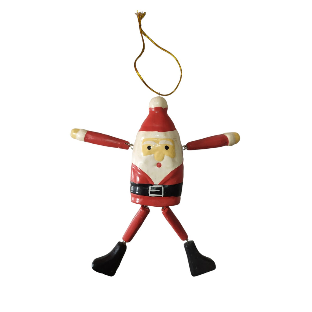 Wooden Christmas Santa Pino Puppet