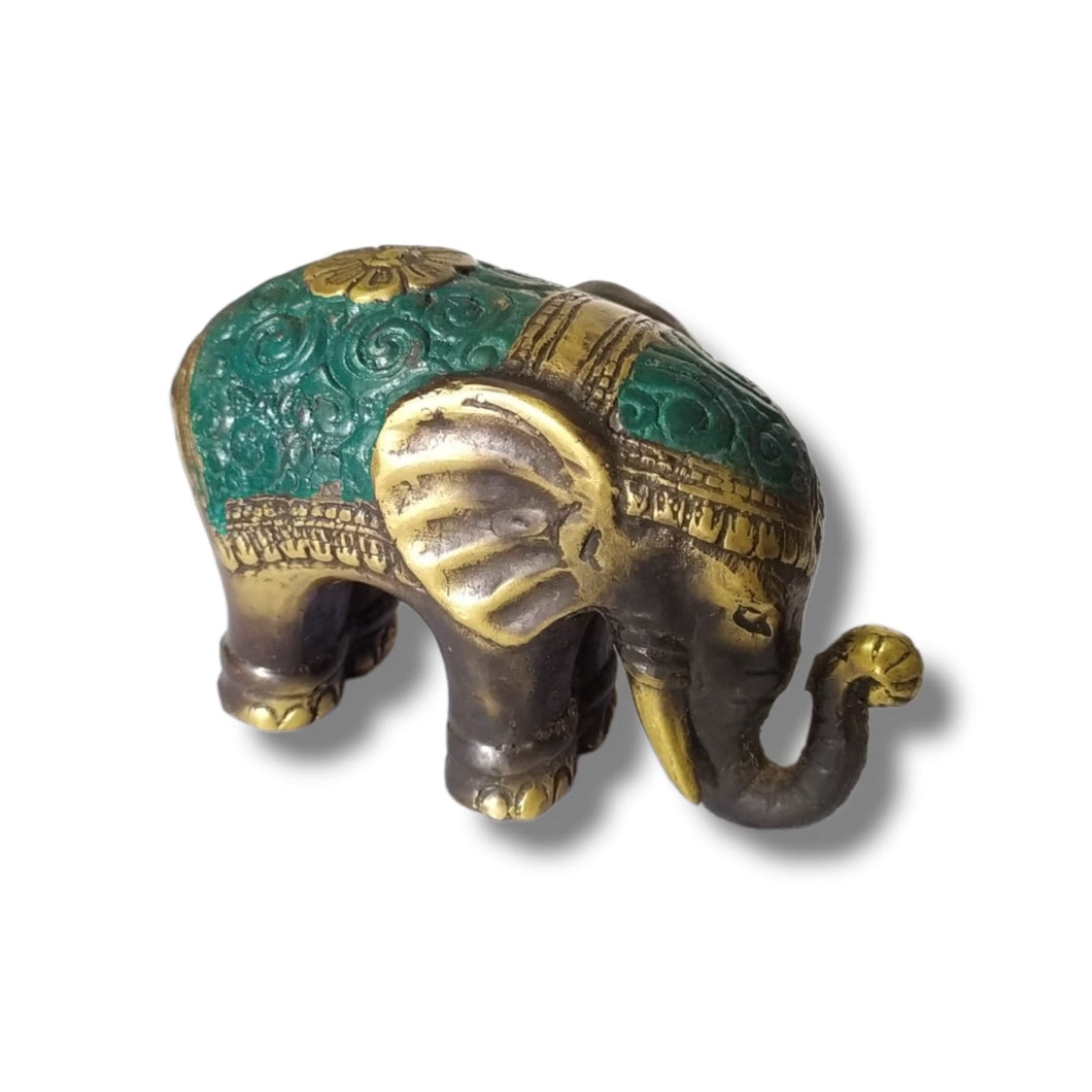 Brass Decor Elephant Rapet