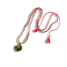 Load image into Gallery viewer, Necklace Yoga Moon Charm
