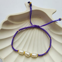 Load image into Gallery viewer, Bracelet Macrame Pearl
