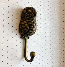 Load image into Gallery viewer, Brass Wall Hook Owl &amp; Bird and Squirrel
