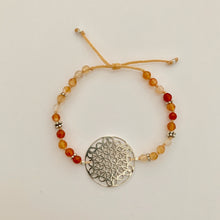 Load image into Gallery viewer, Bracelet Yoga Flower of Life Gemstone

