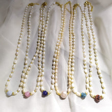 Load image into Gallery viewer, Necklace Pearl and Gemstone
