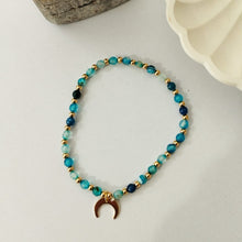 Load image into Gallery viewer, Bracelet Stone Charm Moon
