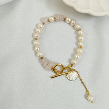 Load image into Gallery viewer, Bracelet Pearl Enamel shell
