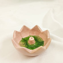 Load image into Gallery viewer, Incense Holder Ceramic Lotus Flower
